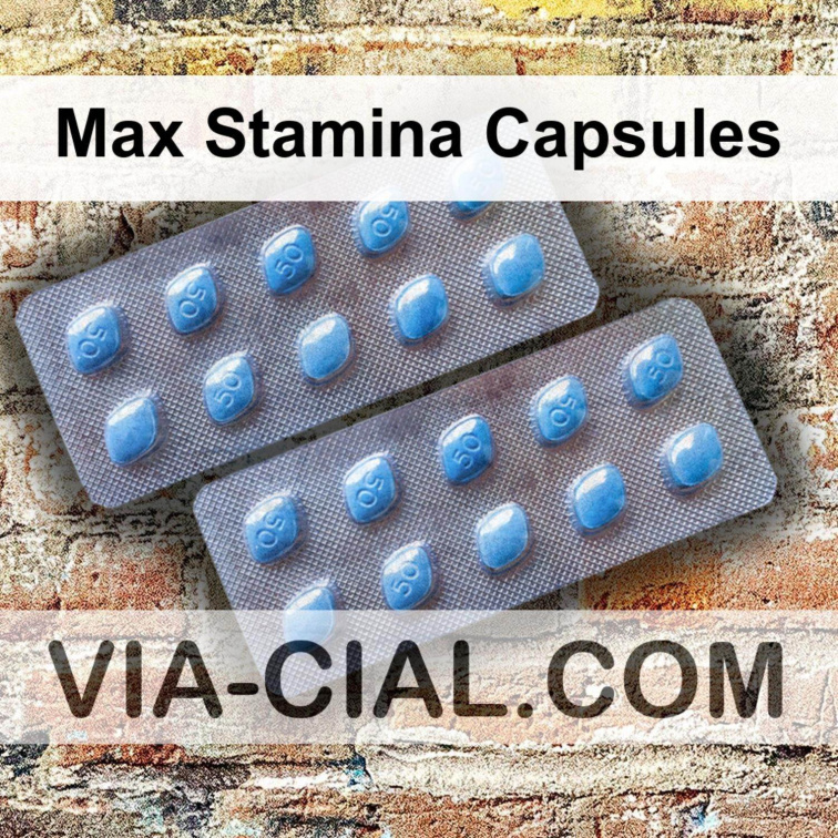 Max Stamina Capsules 709