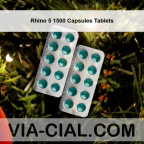 Rhino 5 1500 Capsules Tablets 355