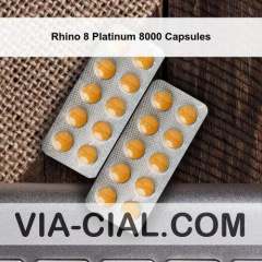 Rhino 8 Platinum 8000 Capsules 161