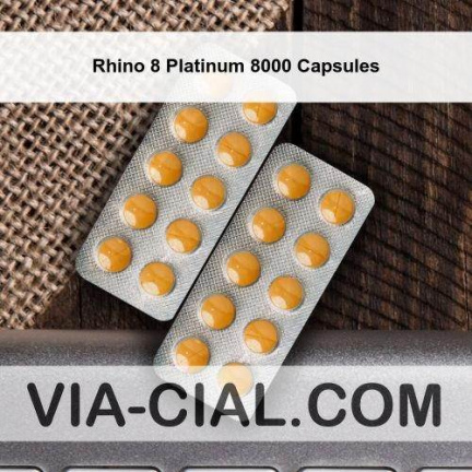 Rhino 8 Platinum 8000 Capsules 161
