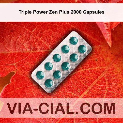 Triple Power Zen Plus 2000 Capsules 817