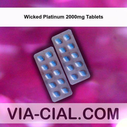 Wicked Platinum 2000mg Tablets 004