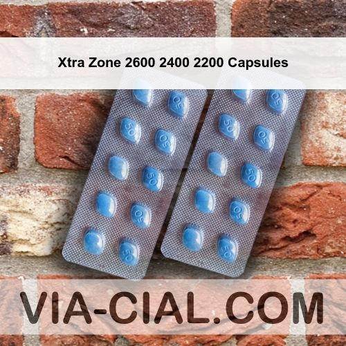 Xtra Zone 2600 2400 2200 Capsules 456